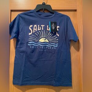 Salt Life Girl’s Navy Good Morning Sunshine Short Sleeve T-Shirt NWT